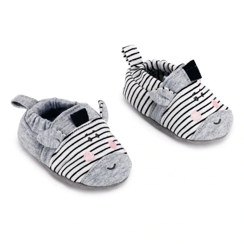 Zebra Demdaco Soft Baby Booties